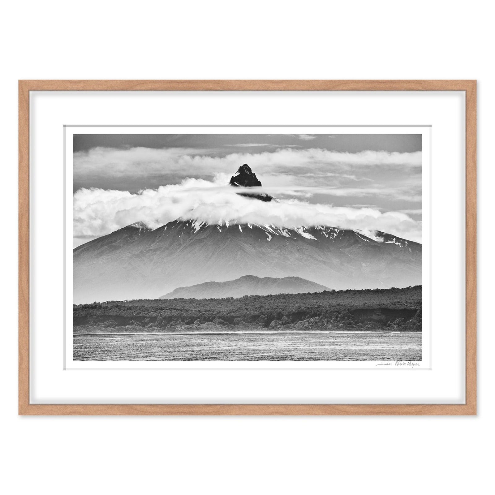 Corcovado en suspensión - marco madera