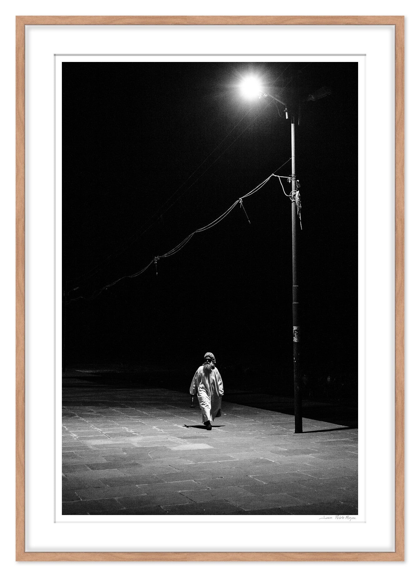 Hombre bajo Luz