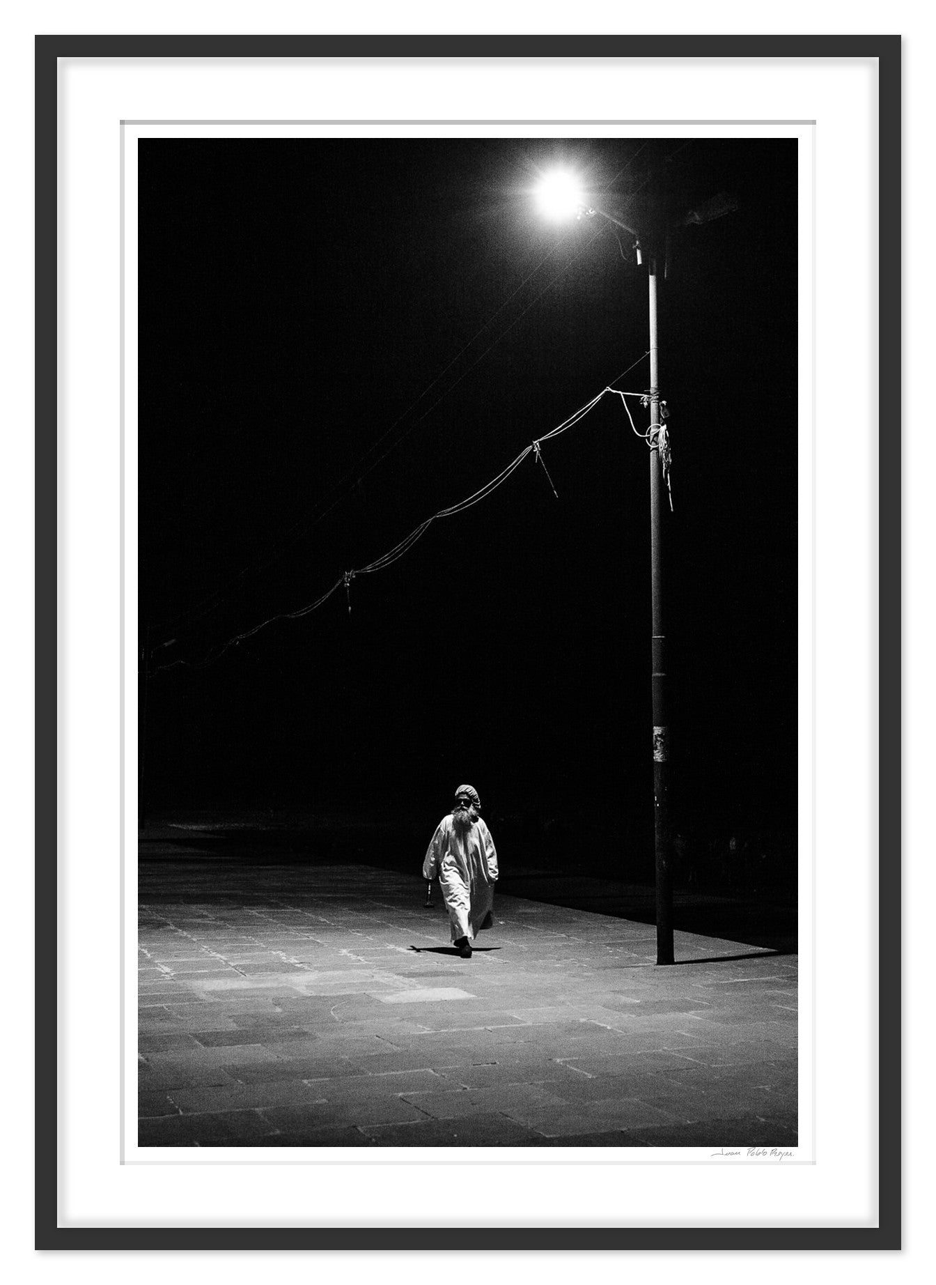 Hombre bajo Luz