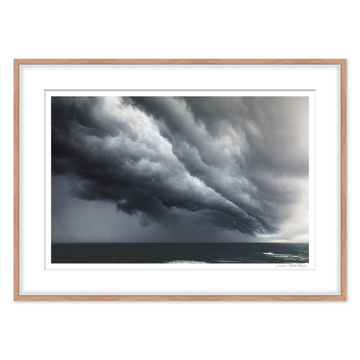 Storm - enmarcado madera